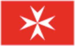 FLAG CIVIL ENSIGN, MALTA 4' X 6'