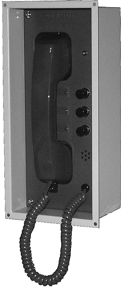 BATTERY TELEPHONE 1:3 NONWATER, PRF BUILTIN ONWALL ODC2785-1NK