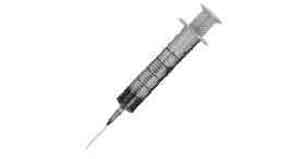 SYRINGE HYPODERMIC DISPOSABLE, 5ML WITH NEEDLE