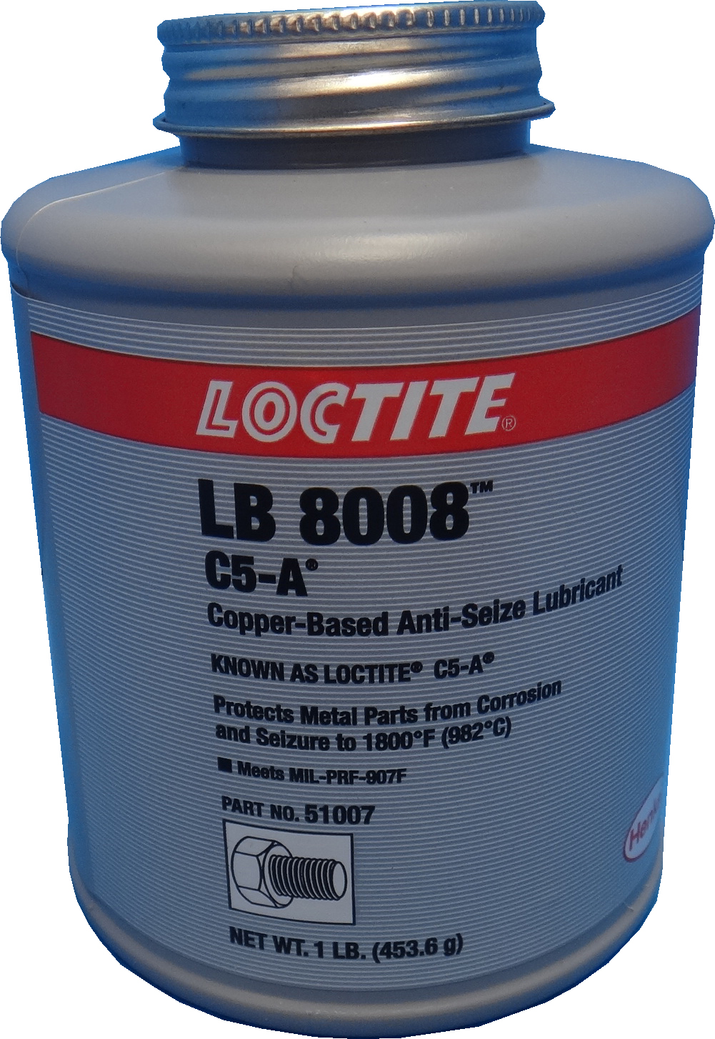LUBRICANT ANTI-SEIZE LOCTITE, LB8008 COPPER 8LBS