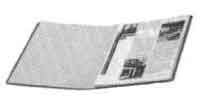FILE SEMI-HARD COVER W/SPRING, CLIP B-4S 267X379X30MM