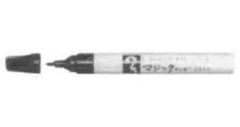 FELT MARKER PEN MEDIUM THICK, GREEN