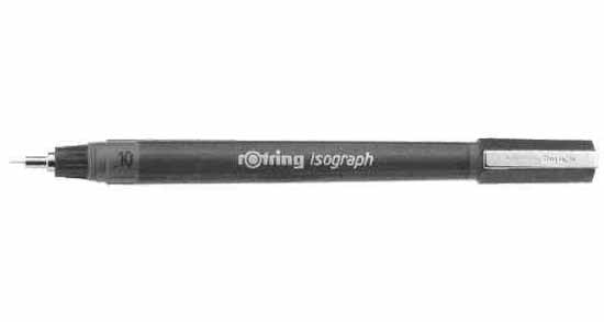 ROTRING ISOGRAPH PEN 0.35MM, COMPLETE