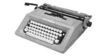 TYPEWRITER PORTABLE MANUAL, 240MM PICA