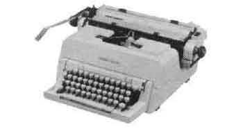 TYPEWRITER OFFICE MANUAL, 470MM PICA
