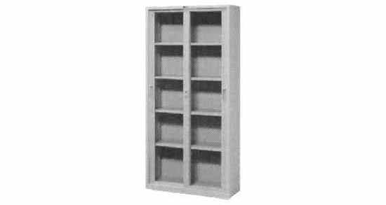 FILING CABINET GLASS SLIDING, DOOR DEEP 880X515X1790MM