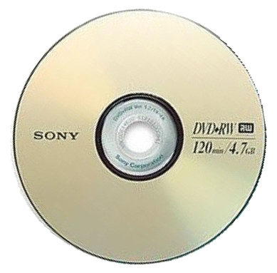 DVD-RW BALNK DISC 4.7GB, 10'S/PKT