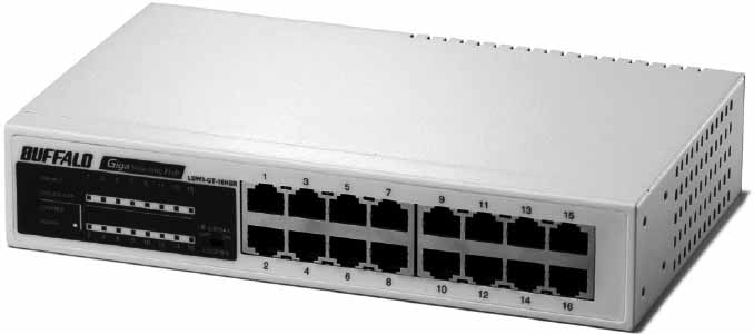 HUB LAN SWITCHING 16 PORTS