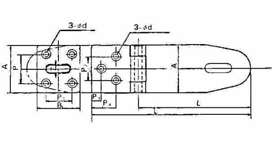 PADLOCK HASP BRASS L68XW30MM