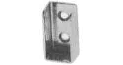 BOOK CASE BAR SOCKET STAINLESS, Stainless Steel，12X25MM，OHS NO.6731