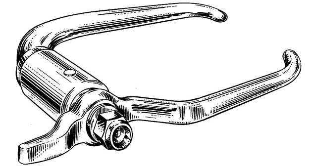 DOG ASSEMBLY W/2 HANDLE, DISTANCE 194 MM SCHWEPPER 104A