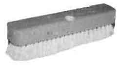 BRUSH SWEEPING SOFT BRISTLE, HEAD ONLY W200MM WHITE