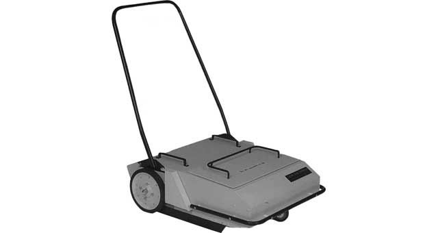 FLOOR SWEEPER MANUAL, ROUND BRUSH 1650H2/HOUR