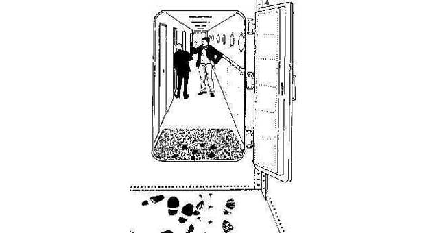 MAT DOOR FIBRE & ROBBER JOINT, 75X150CM