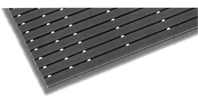 MAT DOOR VINYL JOINTED, P.V.C. CORRUGATED 60X90CM