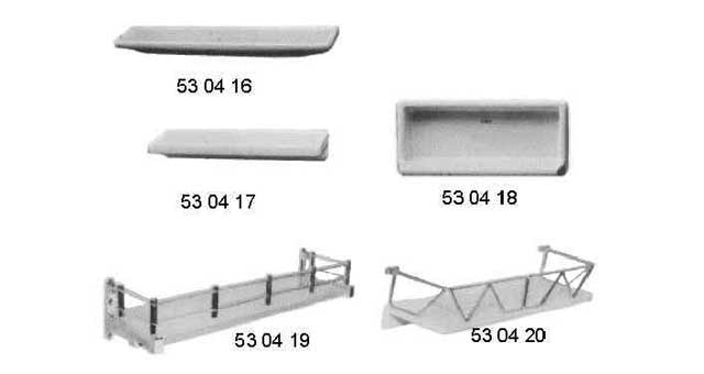 SHELF RECESSED BATHROOM, PORCELAIN W97XL389XD16MM