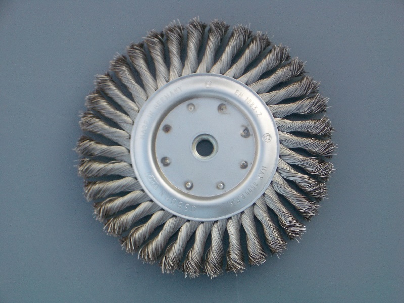 WIRE BRUSH TWISTED KNOT, 032-2202 F/RUSTIBUS DE-SCALER