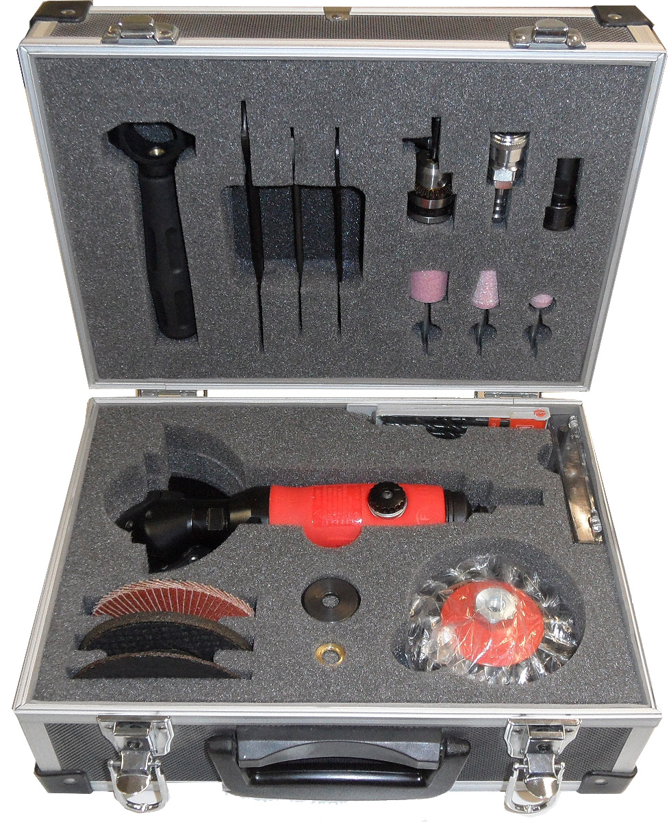 MULTI TOOLS PNEUMATIC 6.3BAR, GRINDER/DRILL/MILL/BRUSH/SAND