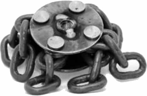 CHAIN DRUM DISPOSABLE 034-4156, FOR RUSTIBUS ANGLE DE-SCALER