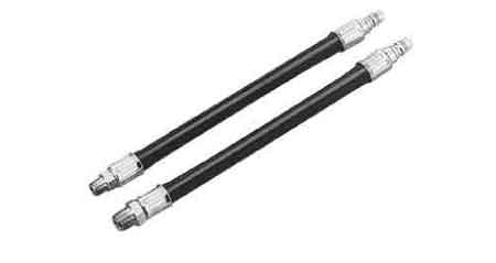HOSE RUBBER ANTI-VIBRATION, PT1/4" MALE X 310MM LENGTH