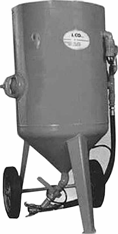 SANDBLASTER PNEUMATIC ICO, CAPACITY 220LTR #300-220