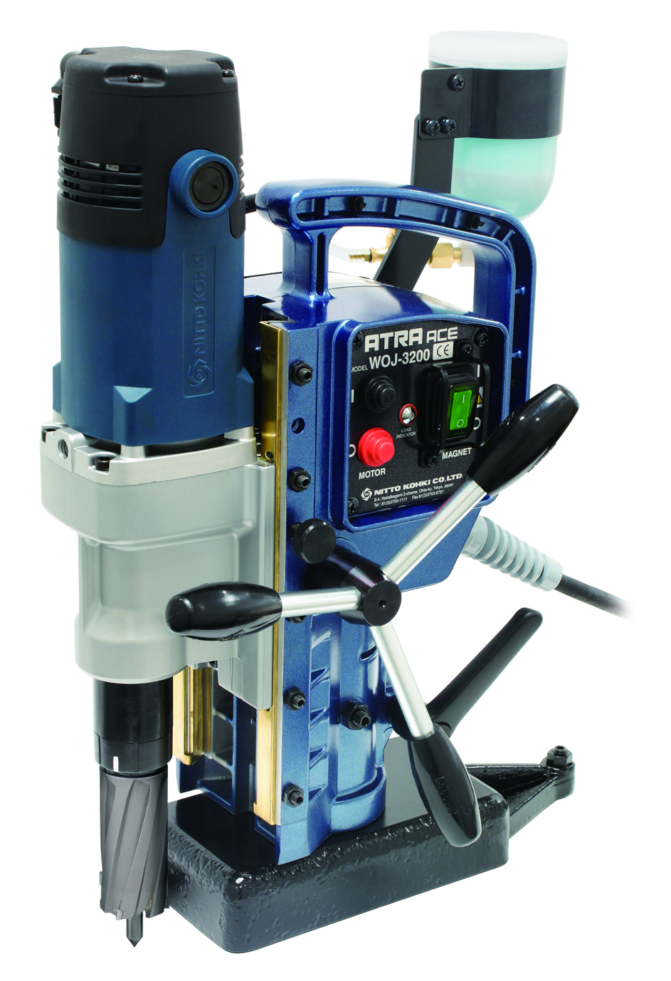 DRILLING MACHINE MAGNETIC BASE, MODEL WOJ-3200 110-120V