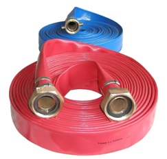 HOSE LAYFLAT BLUE EXHAUST HOSE, 50MMX30MTR FOR GAS FREEING FAN