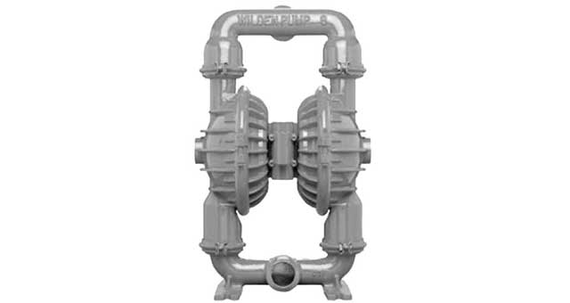 DIAPHRAGM PUMP AIR-OPERATED, WILDEN P.025 ALUMINUM CASING