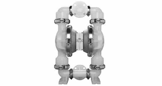DIAPHRAGM PUMP AIR-OPERATED, WILDEN P-4 PLASTIC BODY