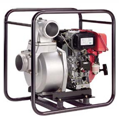 PUMP WATER DIESEL ENGINE, 100MM CONNECT 1100L/MIN 3.7KW