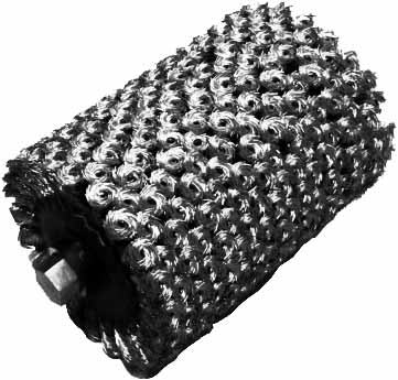 BRUSH STEEL WIRE SIMPLE W300MM, 11758-3-300 FOR RUST REMIVAL