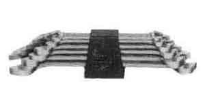 WRENCH SET DOUBLE OPEN END, LONG #45M 6X7 TO 14X17MM 6'S