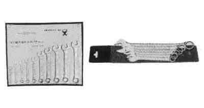 WRENCH SET OPEN & 12-POINT BOX, 8X8 TO 24X24MM 10'S