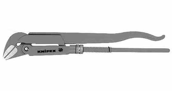WRENCH PIPE 45DEG JAWS, CAPACITY 2"