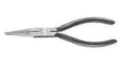 PLIER FLAT-NOSE, PLASTIC COVERED HANDLE 175MM