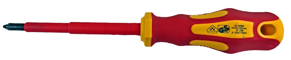 SCREWDRIVER INSULATED UP TO, 1000V SLOTTED 2.5X80MM