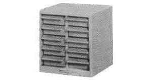 PARTS CABINET WITH 15 DRAWERS, STEEL 360X240X255MM