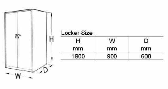 MASTER TOOLS & PARTS LOCKER, MTL-6002 H1800XW900XD600MM