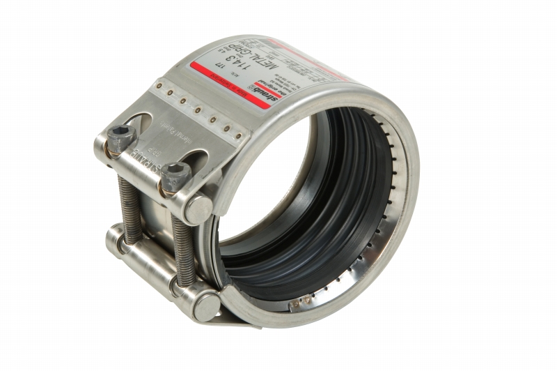PIPECOUPLING STRAUB METAL GRIP, 250A RUBBER (NBR) SLEEVE