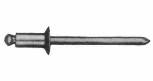 RIVET BLIND OPENTYPE ALUM-BODY, STEEL-MANDREL 4.0X10.4MM 50'S