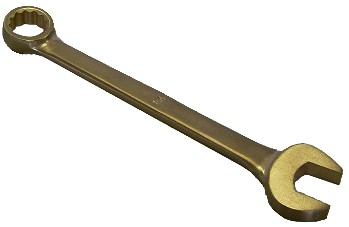 WRENCH OPEN & 12POINT BOX 36MM, NON-SPARK BERYLLIUM COPPER
