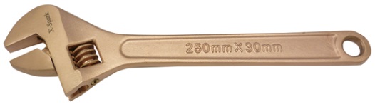 WRENCH ADJUSTABLE NON-SPARK, BERYLLIUM COPPER ALLOY 300MM