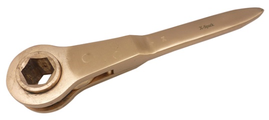 WRENCH RATCHET NON-SPARK, BERYLLIUM COPPER ALLOY 24MM