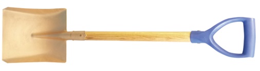 SHOVEL SQUARE NON-SPARK, SPECIAL ALUM BRONZE 180X910MM