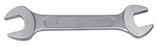 WRENCH DOUBLE OPEN END 38X40MM, STAINLESS STEEL
