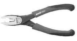 PLIER SIDE-CUTTING W/PLASTIC, GRIP BAHCO #2628G-180 187MM