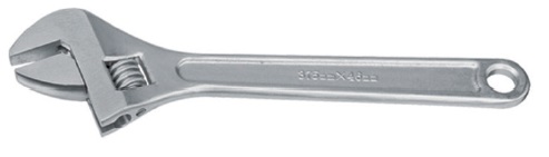 WRENCH ADJUSTABLE STAINLESS, STEEL 375MM