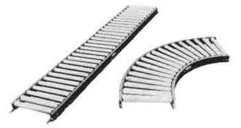 ROLLER CONVEYOR UNIT ALUMINIUM, CORNER 90DEG 300MM