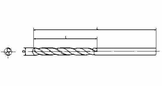 DRILL H.S.S. STRAIGHT SHANK, LONG TWIST 5.0X200MM