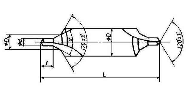 DRILL CENTER B-TYPE, 3.15MM DRILL DIAM 60DEG